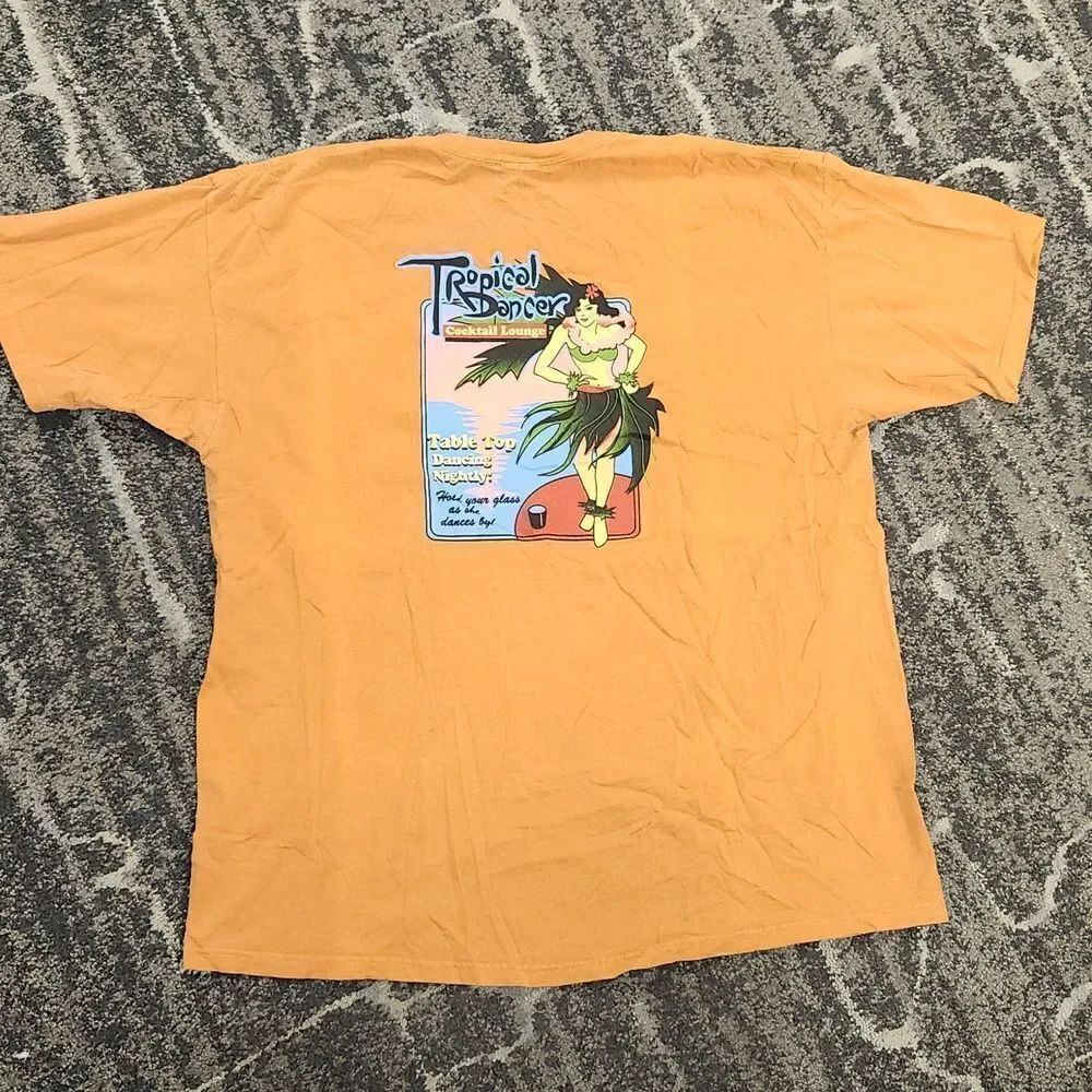 Tropical Dancer Cocktail Lounge T-shirt XL